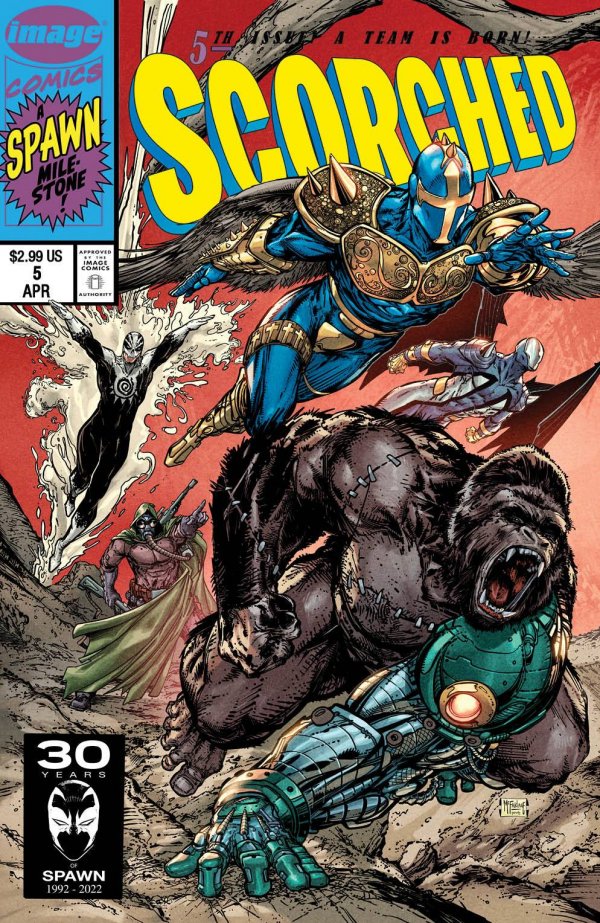 The Scorched #5 Cover B Todd McFarlane X-Men Homage