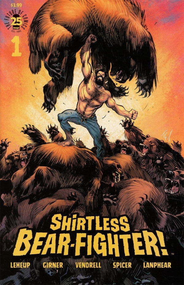 Shirtless Bear-Fighter! #1 Cover B Tom Fowler Variant