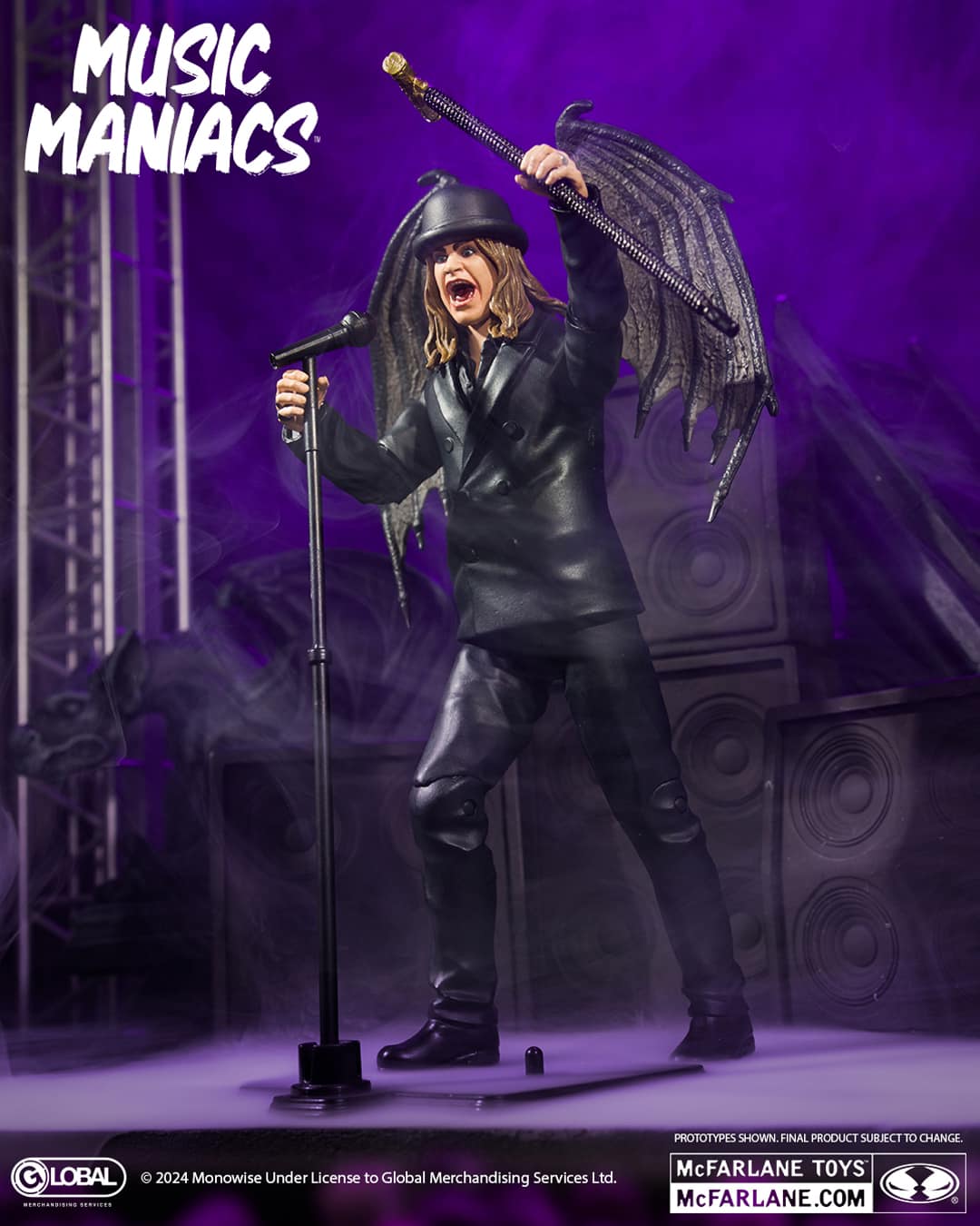 McFarlane Toys Music Maniacs Metal Ozzy Osbourne Action Figure