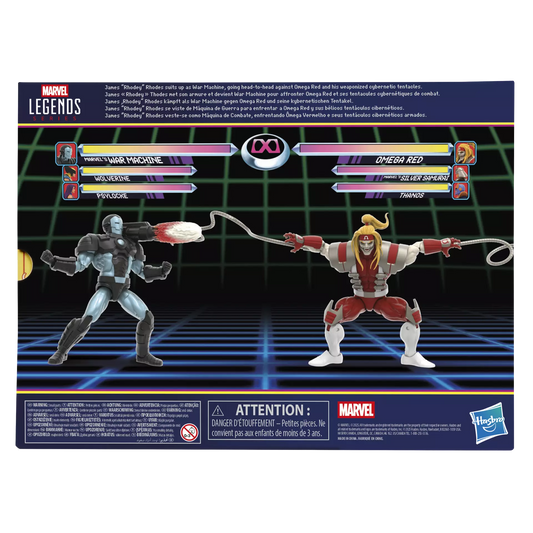 Marvel Legends Series Gamerverse Marvel's War Machine vs Marvel's Omega Red