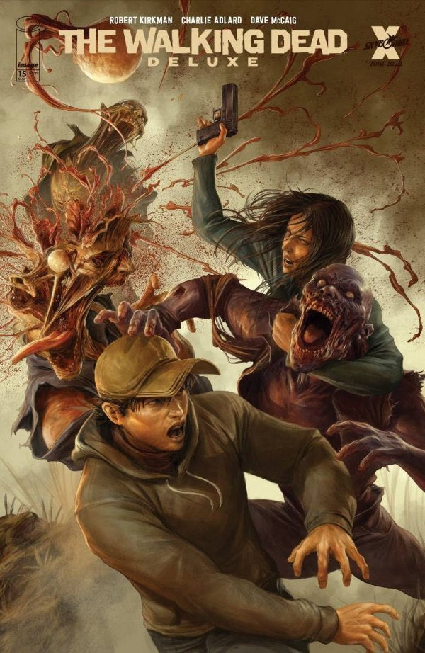 The Walking Dead Deluxe #15 Cover C Dave Rapoza Connecting Variant