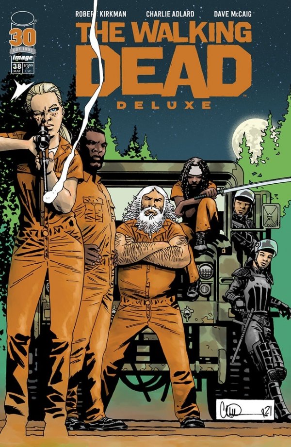 The Walking Dead Deluxe #38 Cover D Charlie Adlard Variant
