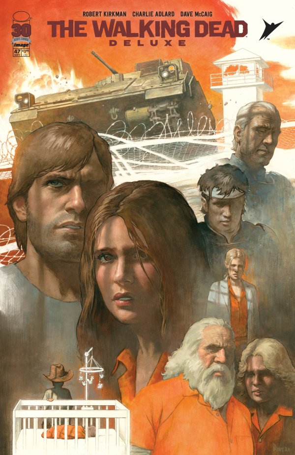 The Walking Dead Deluxe #47 Cover C Paolo Rivera Connecting Variant