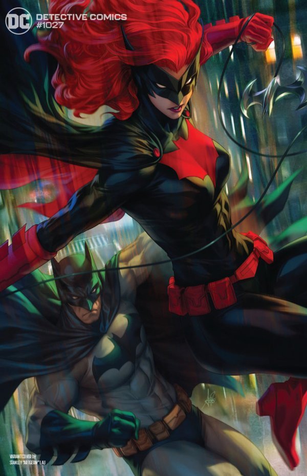 Detective Comics #1027 Cover D Stanley 'Artgerm' Lau Batman & Batwoman Variant