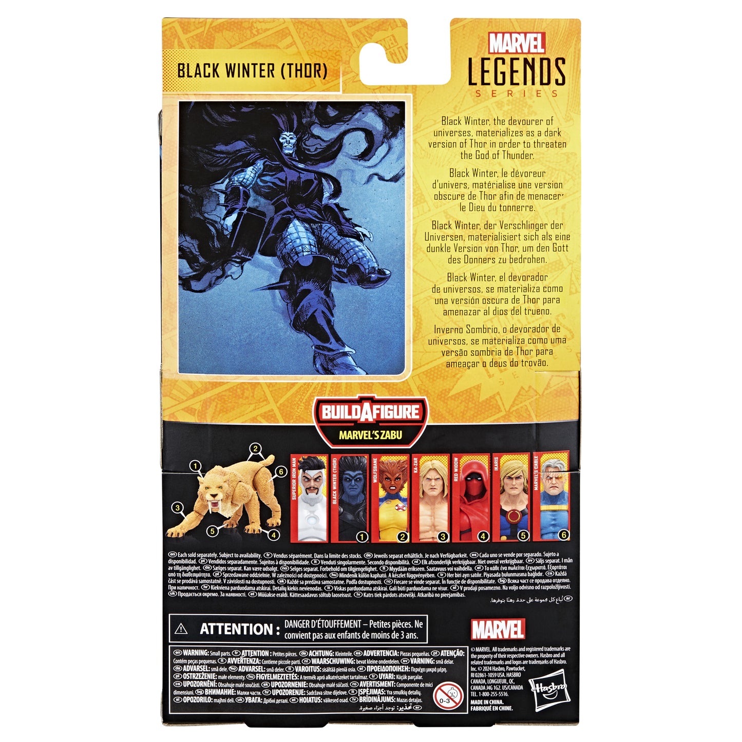 MARVEL LEGENDS 6IN BLACK WINTER AF