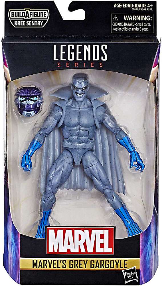 Captain Marvel Marvel Legends Kree Series Grey Gargoyle Action Figure