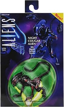 ALIENS KENNER TRIBUTE ULT NIGHT COUGAR ALIEN 7IN AF