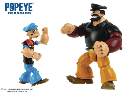 POPEYE CLASSICS POPEYE VS BLUTO PX 1/12 AF 2PK