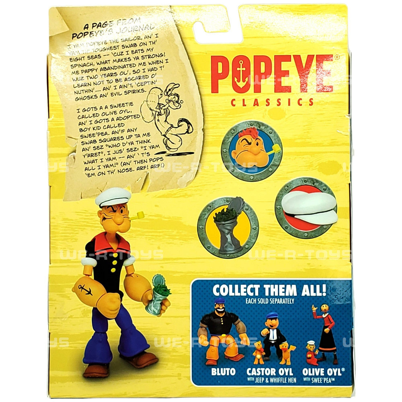 POPEYE CLASSICS WV1 POPEYE THE SAILOR 1/12 SCALE AF