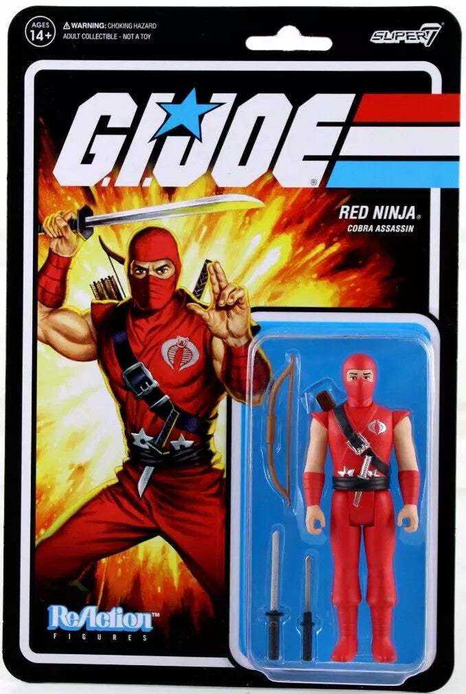 GI Joe Red Ninja ReAction Figure