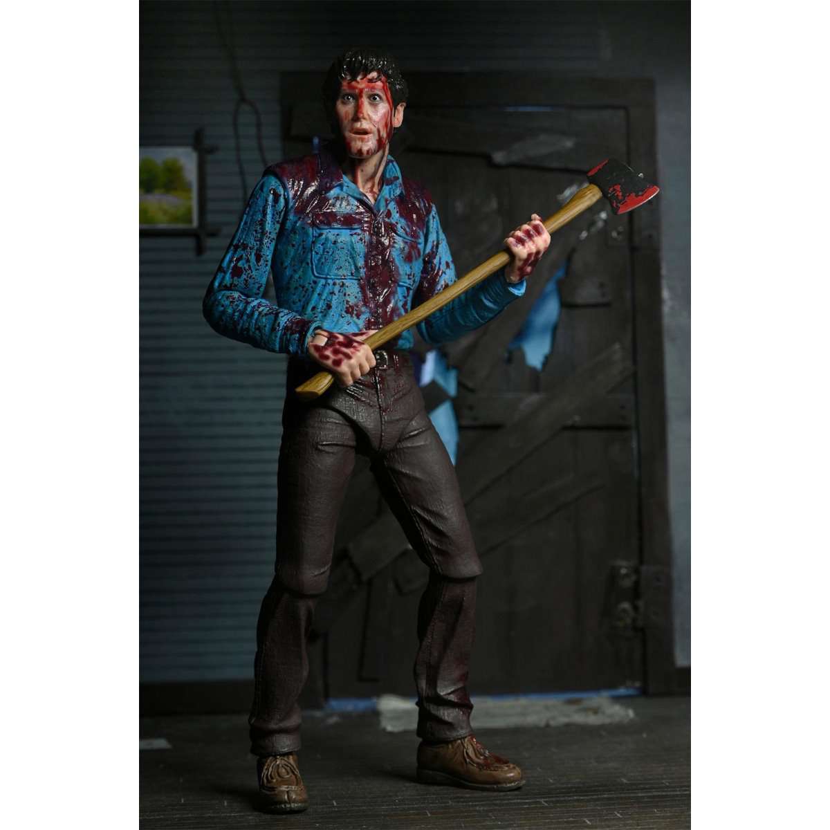 Evil Dead Ult Bloody Ash & Cheryl Williams 2pc Action Figure