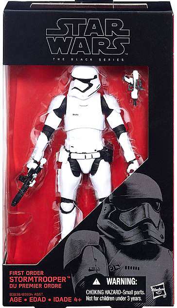 Star Wars The Force Awakens Black Series First Order Stormtrooper Action Figure