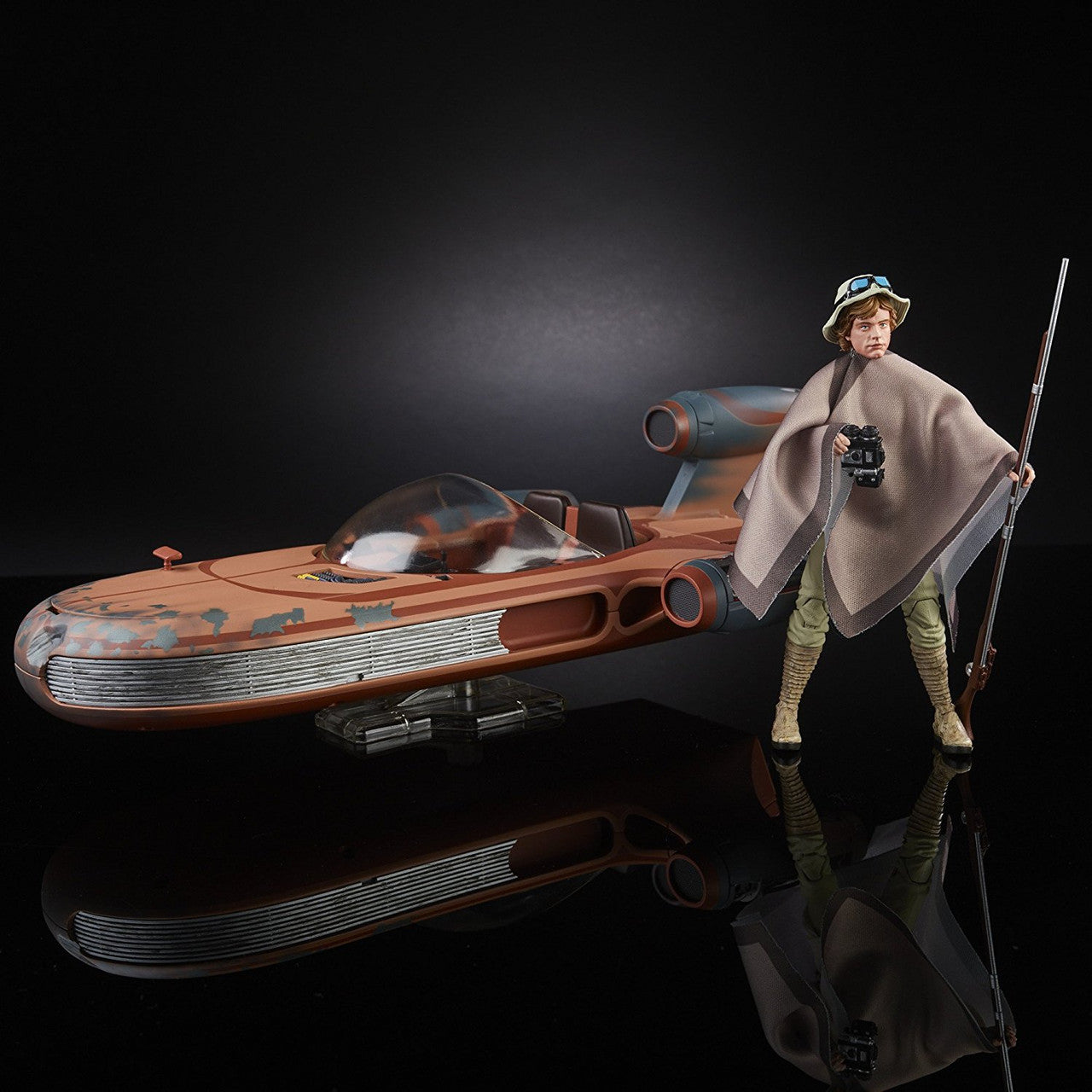 Hasbro Star Wars The Black Series 6 inch Luke Skywalker and Landspeeder #02