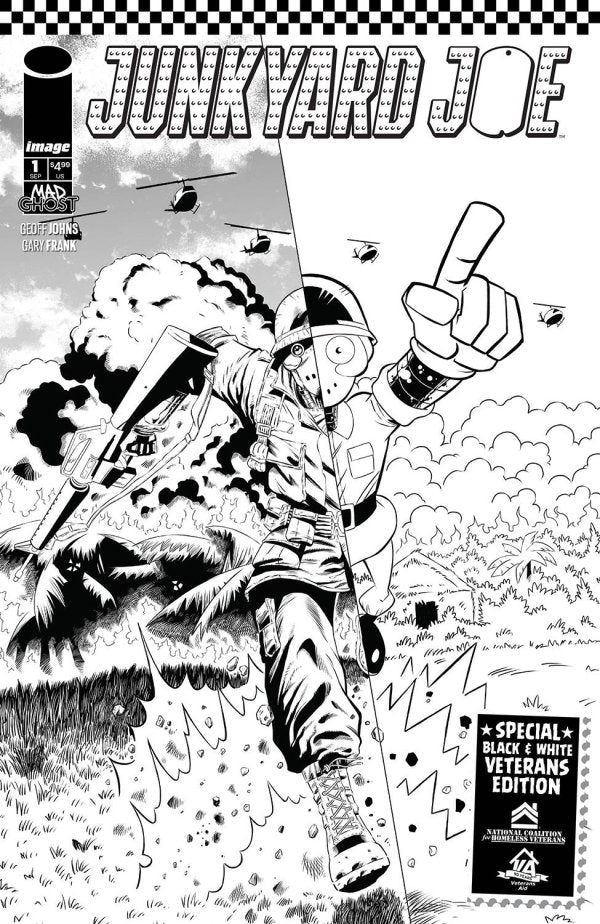 Junkyard Joe: Special Black & White Veterans Edition #1 Cover B
