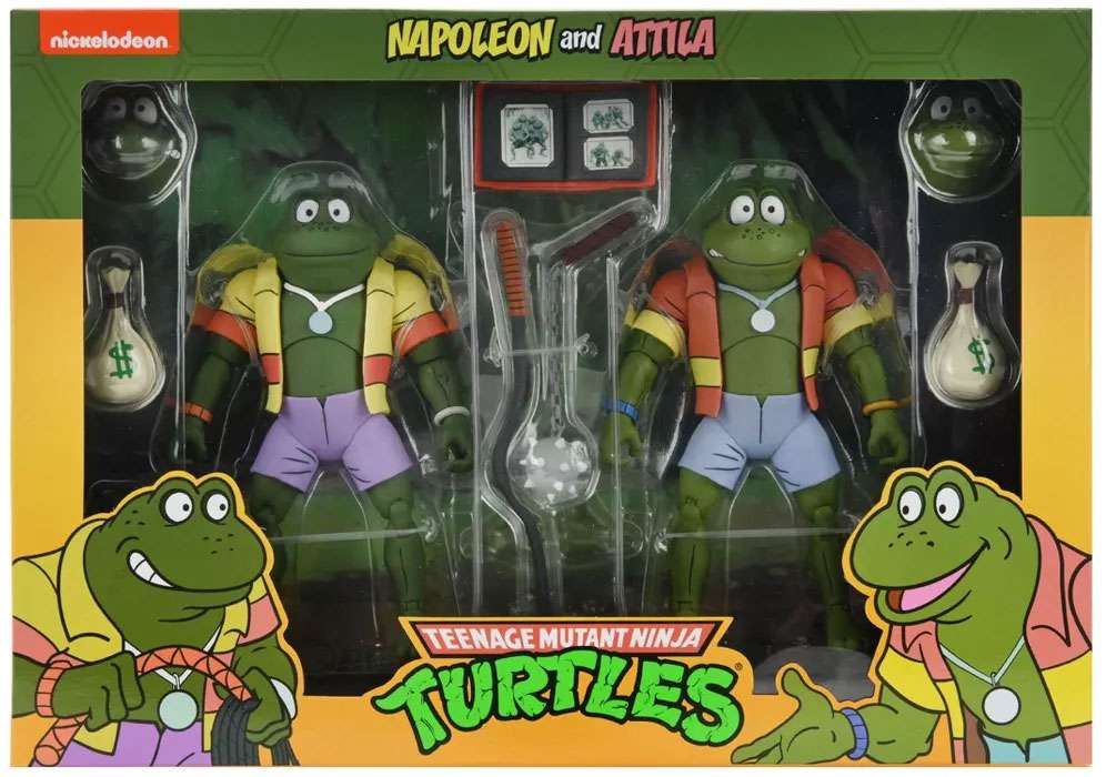 NECA Teenage Mutant Ninja Turtles Napoleon & Attila Action Figure 2-Pack