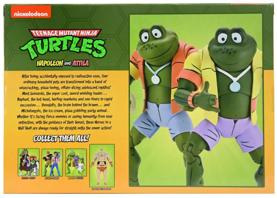 NECA Teenage Mutant Ninja Turtles Napoleon & Attila Action Figure 2-Pack