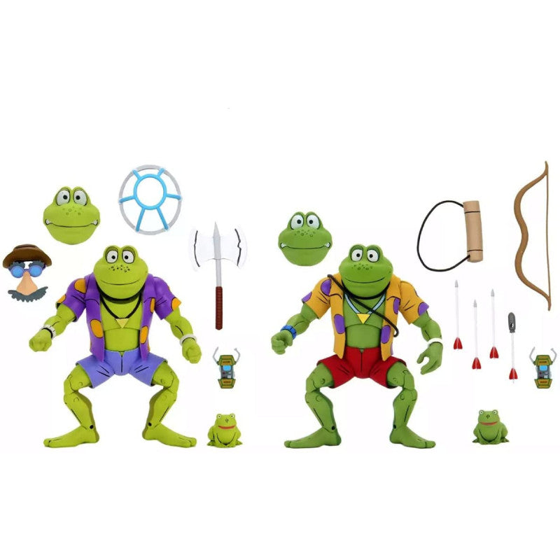 TEENAGE MUTANT NINJA TURTLES RASPUTIN AND GENGHIS ACTION FIGURES