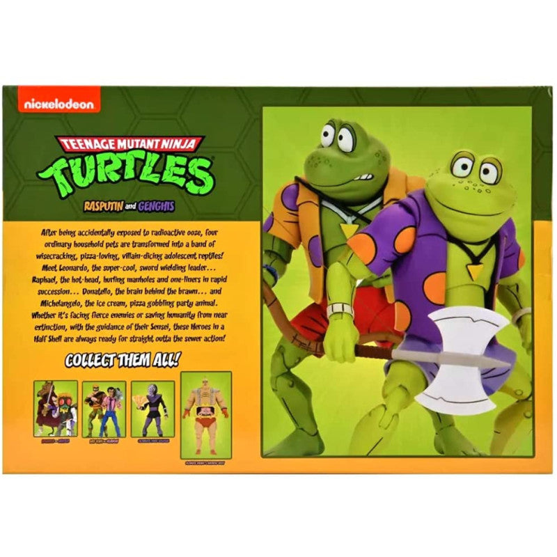 TEENAGE MUTANT NINJA TURTLES RASPUTIN AND GENGHIS ACTION FIGURES