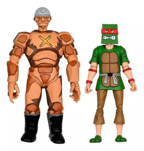 Crooked Ninja Turtle Gang and Rock Soldier