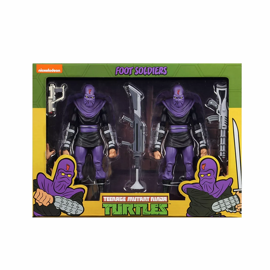 Teenage Mutant Ninja Turtles NECA Foot Soldiers 2 Pack (Cartoon)