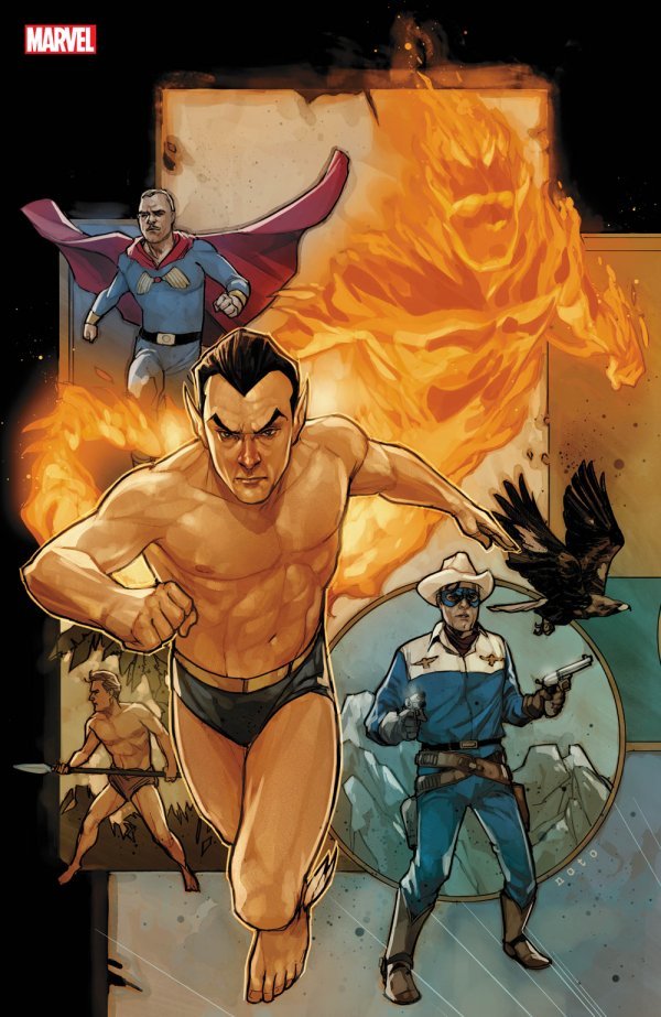Champions #1
Phil Noto Marvel 80th Anniversary Frame Connecting Full-Art Variant