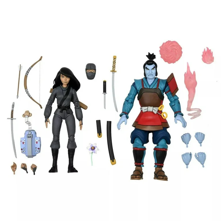 Teenage Mutant Ninja Turtles Chakahachi and Lotus Action Figures 2022 NECA