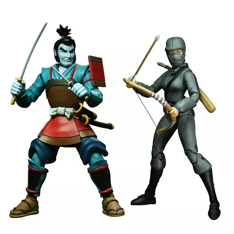 Teenage Mutant Ninja Turtles Chakahachi and Lotus Action Figures 2022 NECA