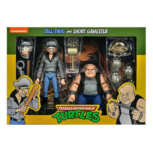 Teenage Mutant Ninja Turtles Tall Thug and Short Gangster Figures 2022 NECA