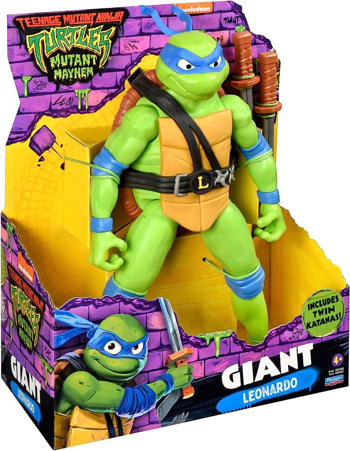 Teenage Mutant Ninja Turtles Classic 12in Giant Leonardo Figure
