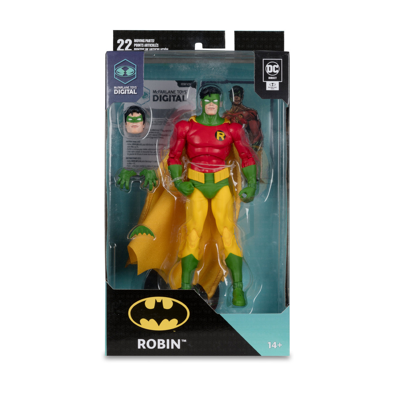 Robin of Earth 2 (Crisis on Infinite Earths) 7" Figure w/McFarlane Toys Digital Collectible