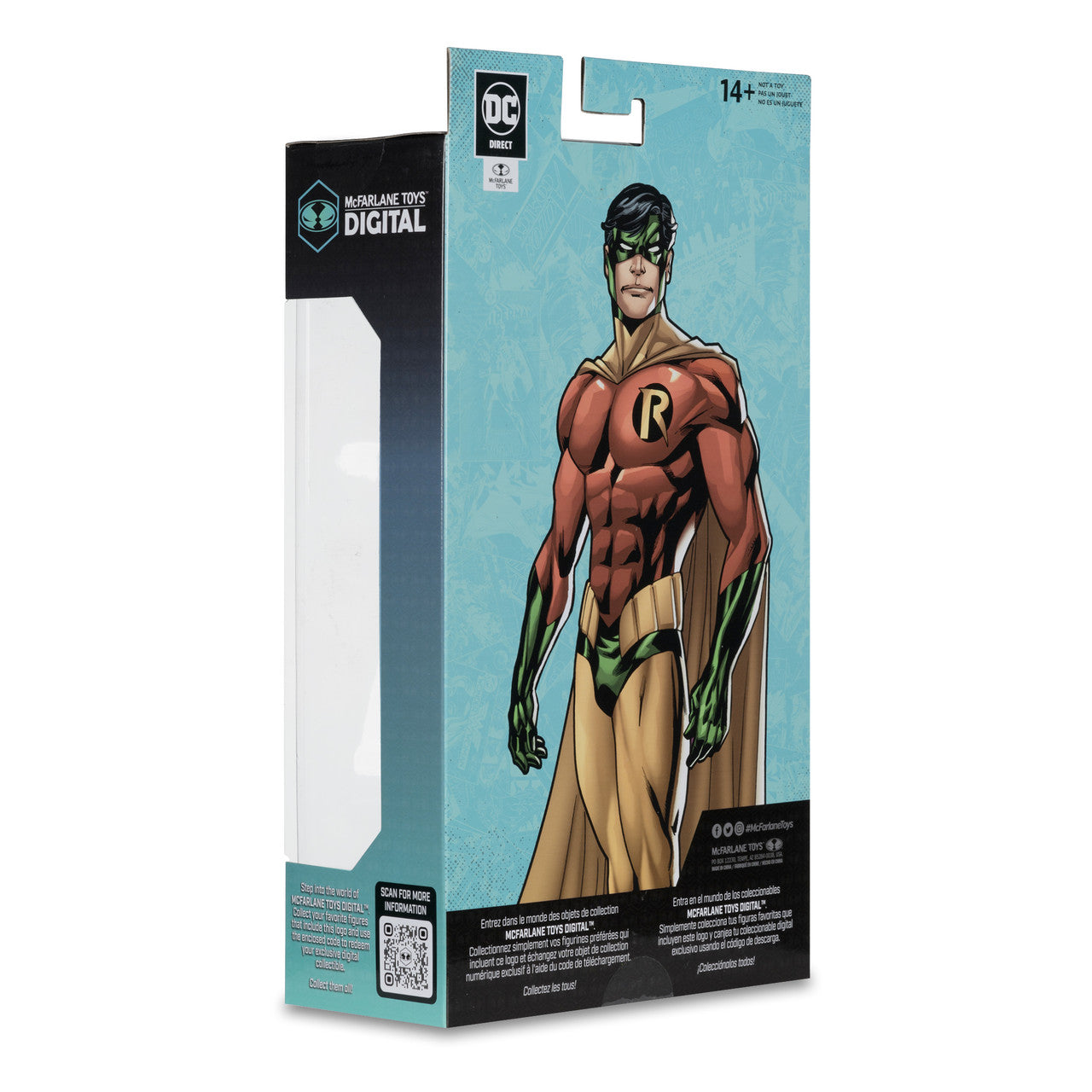 Robin of Earth 2 (Crisis on Infinite Earths) 7" Figure w/McFarlane Toys Digital Collectible