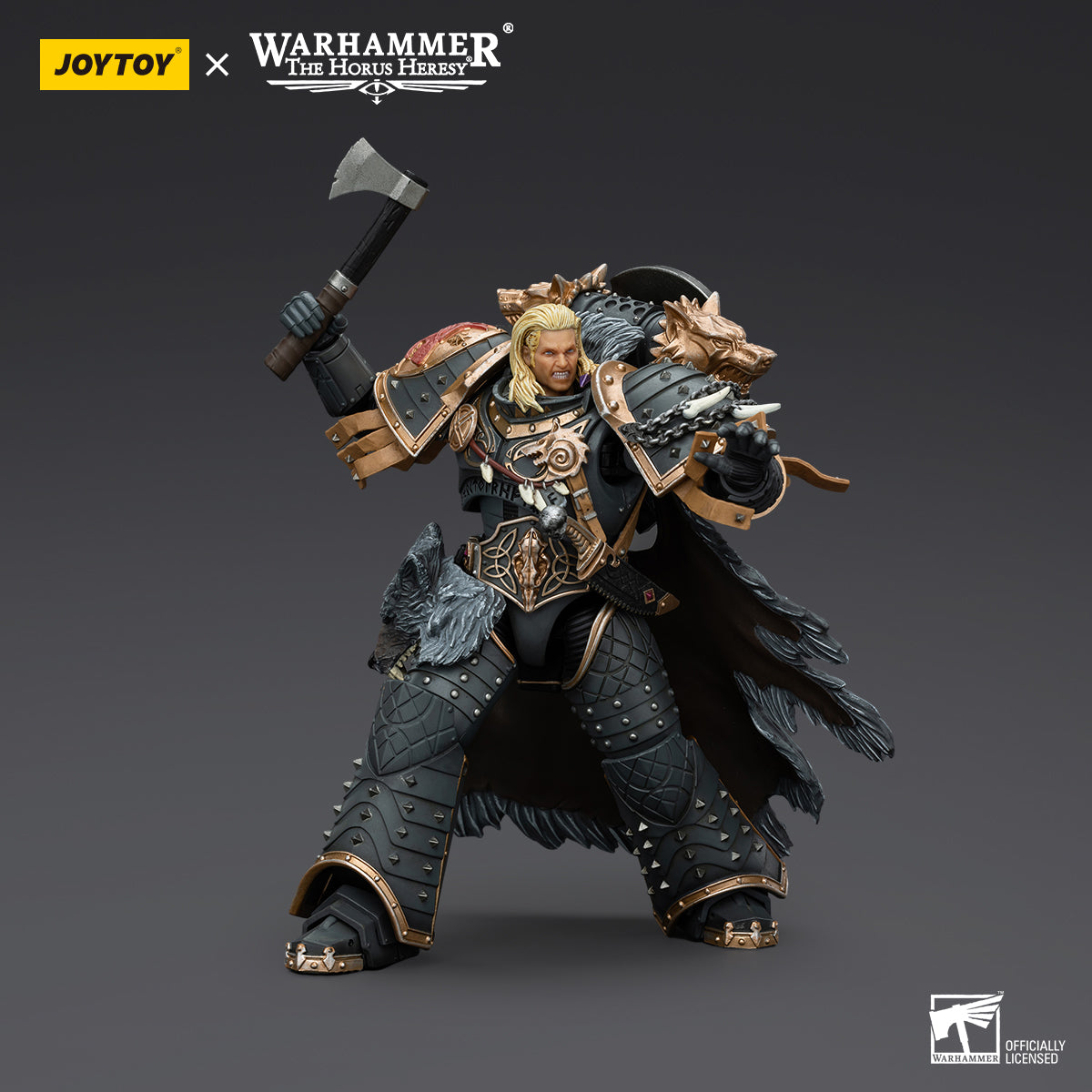 JOYTOY WH 40K SPACE WOLVES PRIMARCH LEMAN RUSS 1/18 AF (Net)