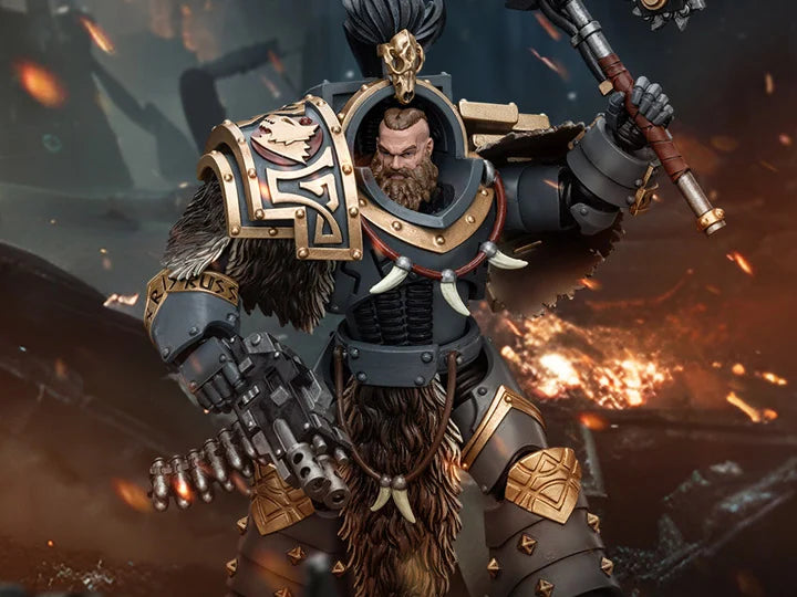 Warhammer: The Horus Heresy Space Wolves Varagyr Wolf Guard Squad Varagyr Terminator 4 1/18 Scale Action Figure