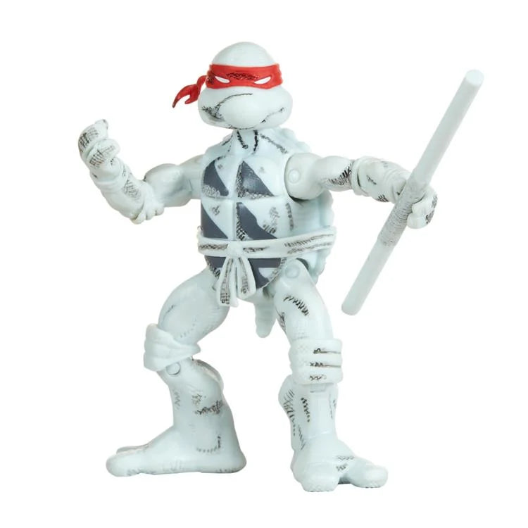 Teenage Mutant Ninja Turtles 4 Inch Action Figure B&W Comic Series - Donatello