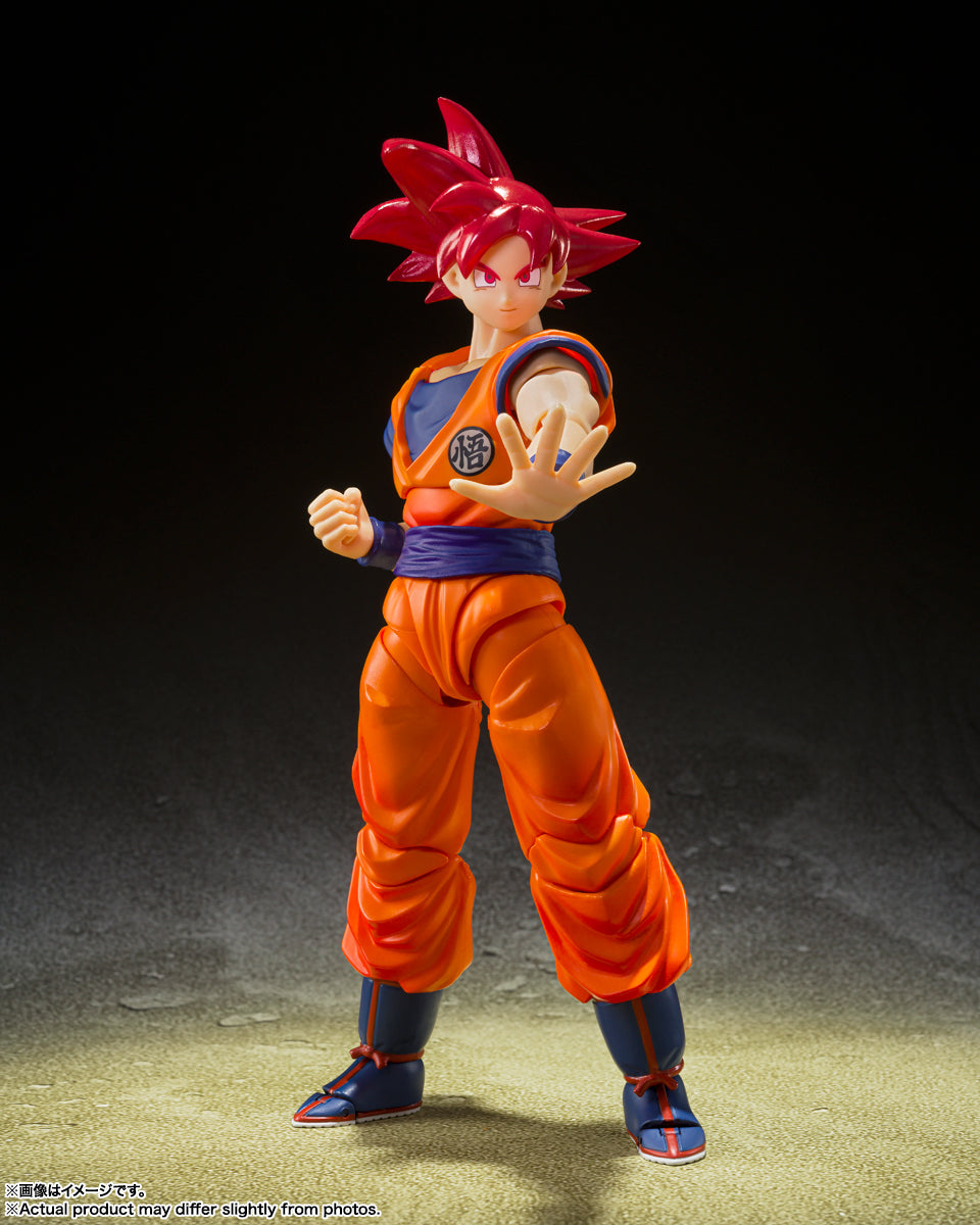 Db Super Ss God Son Goku God Of Virtue S.H.Figuarts Action Figure
