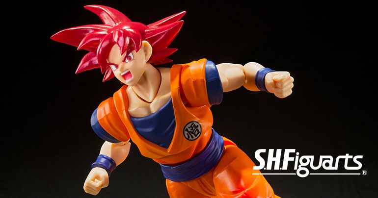 Db Super Ss God Son Goku God Of Virtue S.H.Figuarts Action Figure