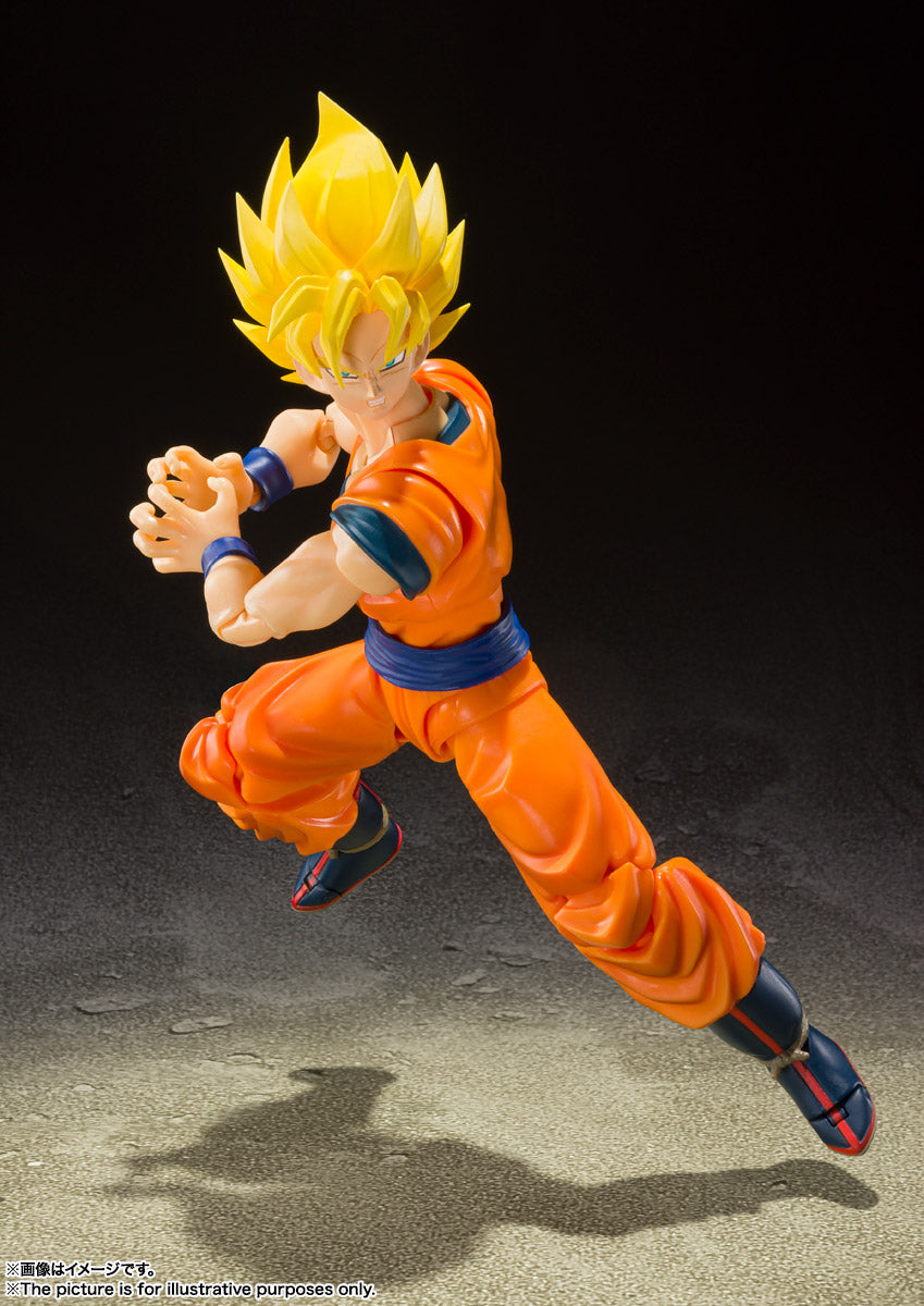 Dbz Super Saiyan Full Power Son Goku S.H.Figuarts Action Figure