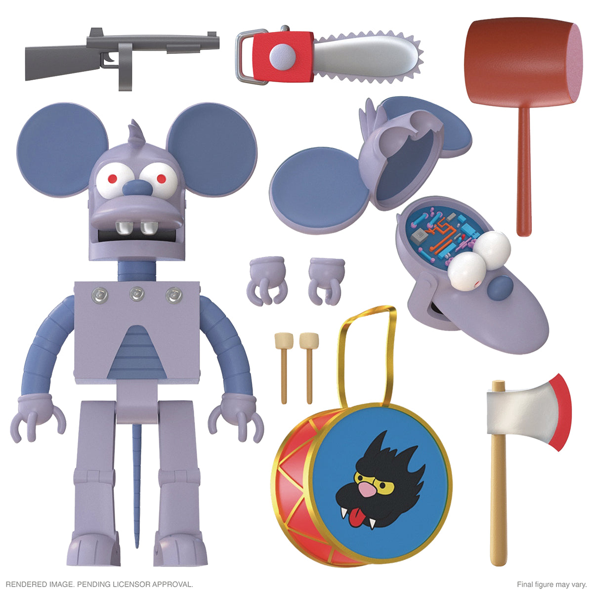 SIMPSONS ULTIMATES ROBOT ITCHY AF