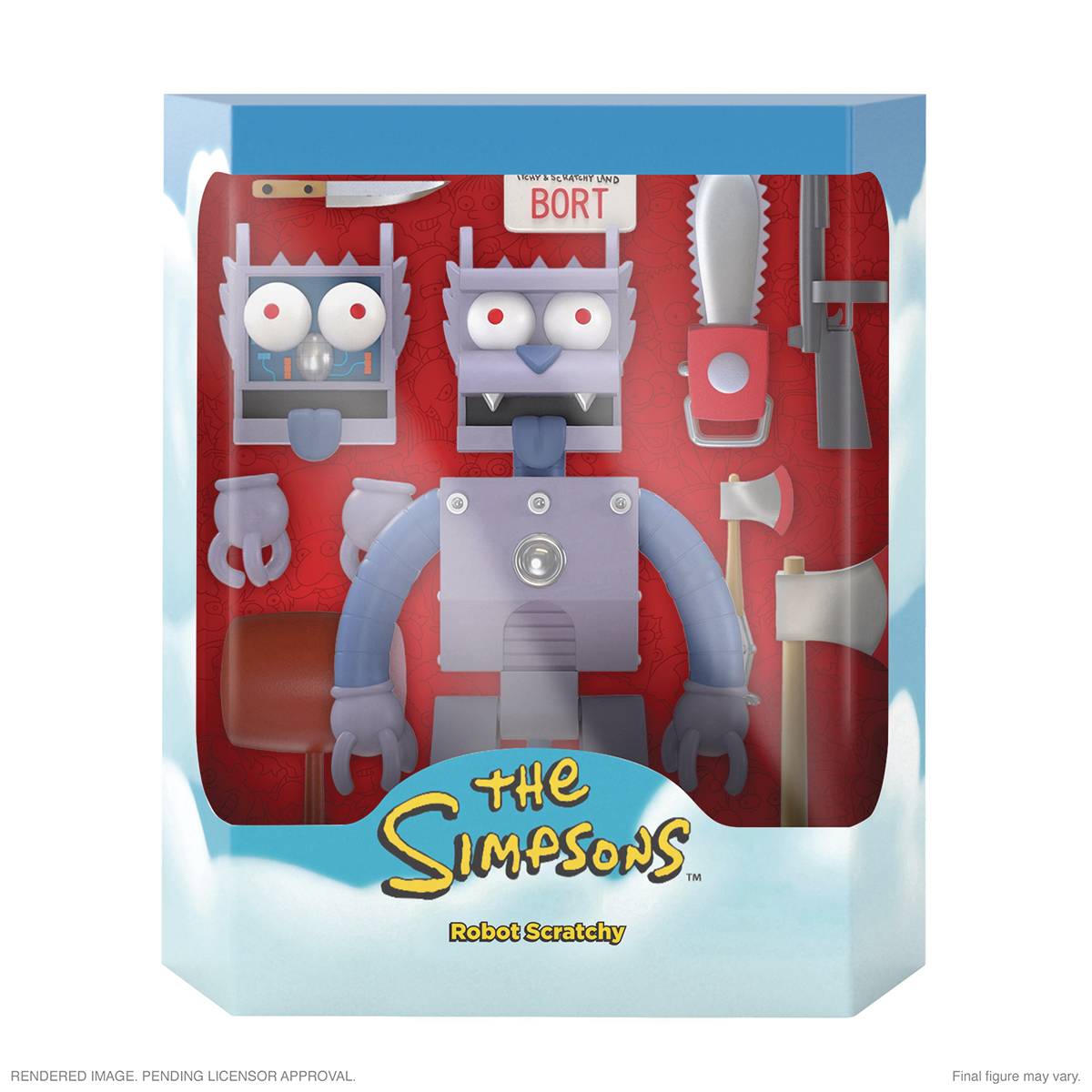SIMPSONS ULTIMATES ROBOT SCRATCHY AF
