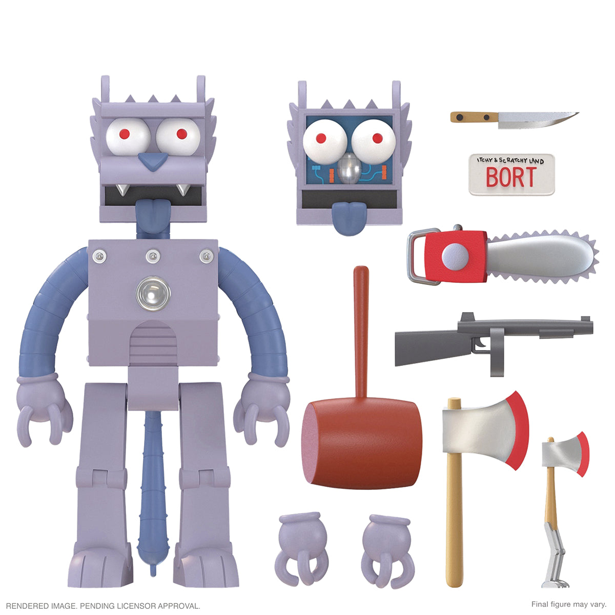 SIMPSONS ULTIMATES ROBOT SCRATCHY AF