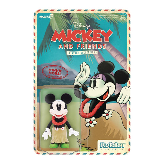 DISNEY W2 HAWAIIAN HOLIDAY MINNIE MOUSE REACTION FIG
