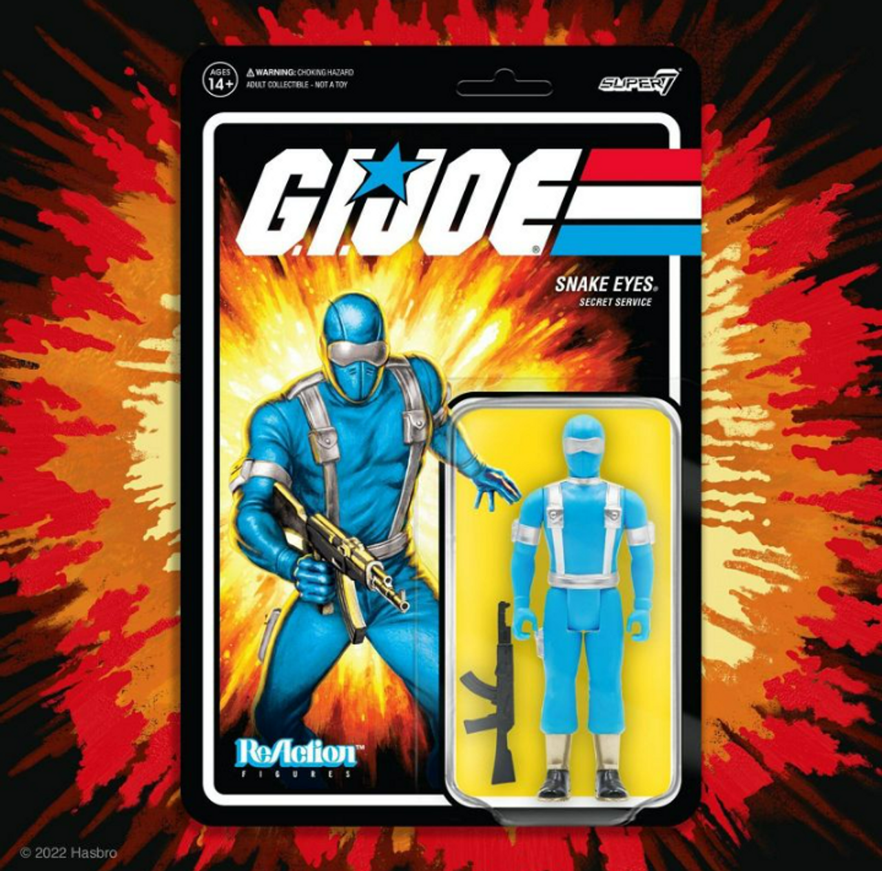 Super7 ReAction - G.I. Joe Snake Eyes (Secret Service)