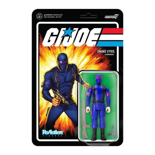 GI JOE RAH SNAKE EYES WV 1A REACTION FIG