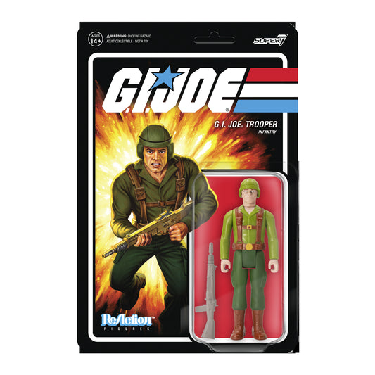 GI JOE GREENSHIRT TROOPER (INFANTRY) WV 1A REACTION FIG