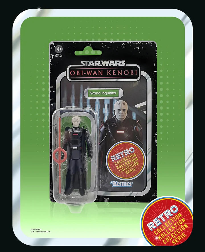 Hasbro Star Wars Retro 3 3/4 Obi Wan Kenobi Grand Inquisitor action figure
