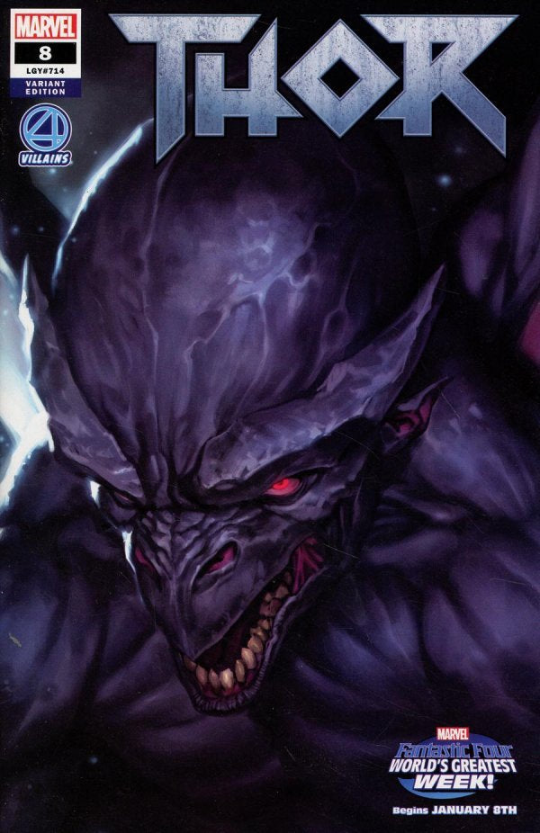 Thor #8
Marko Djurdjević Fantastic Four Villains Variant