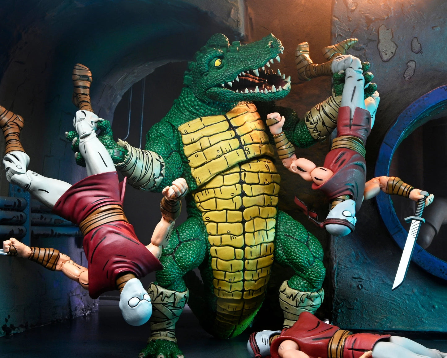 Teenage Mutant Ninja Turtles Mirage Comics Deluxe Leatherhead 7in Action Figure