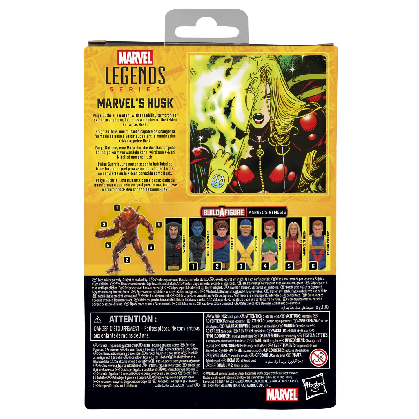 MARVEL LEGENDS 6IN X-MEN HUSK AF