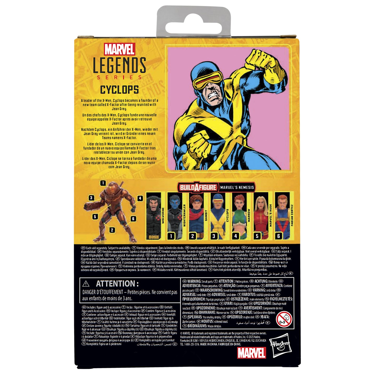 MARVEL LEGENDS 6IN X-MEN X-FACTOR CYCLOPS AF