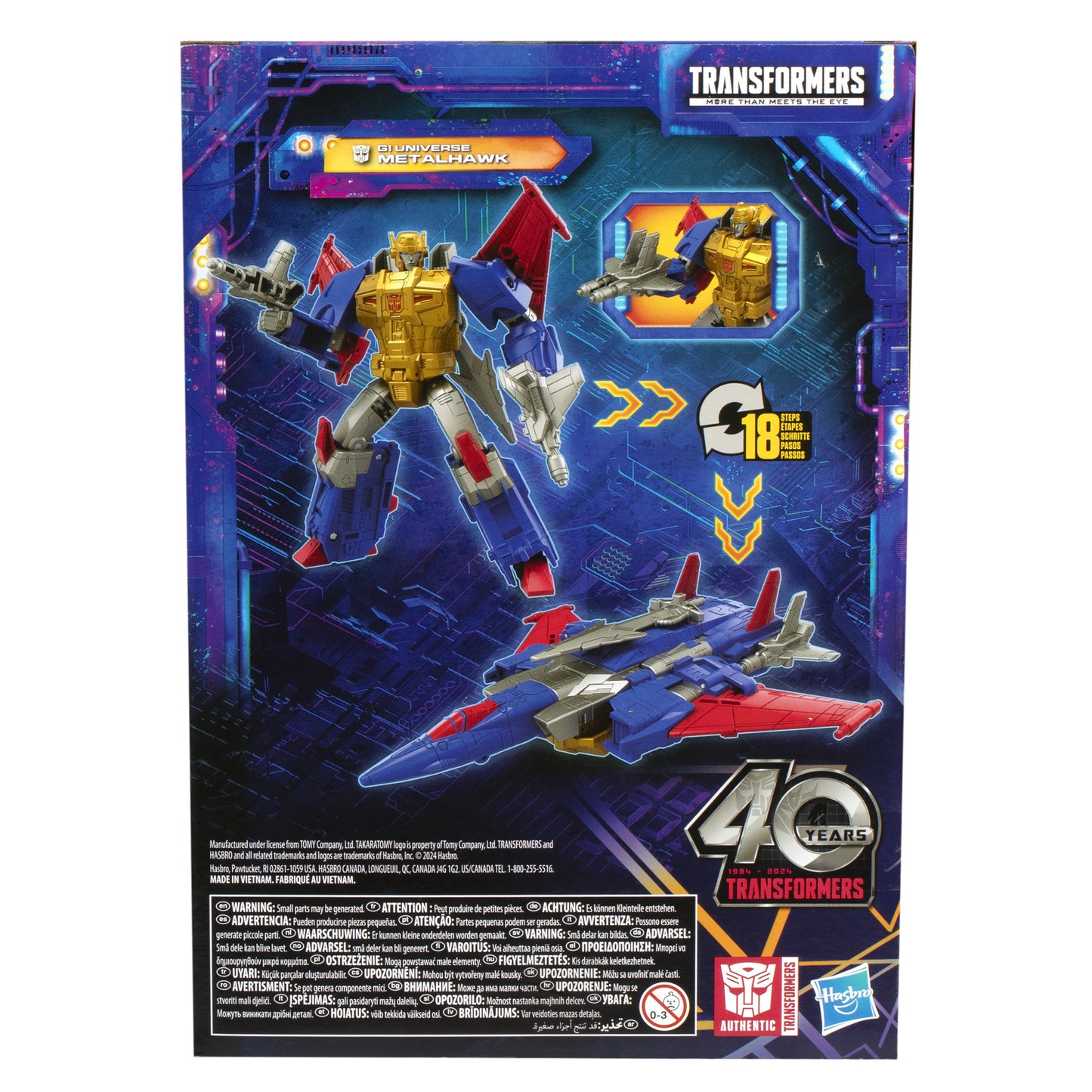 TRANSFORMERS GEN LEGACY G1 VOY METALHAWK AF